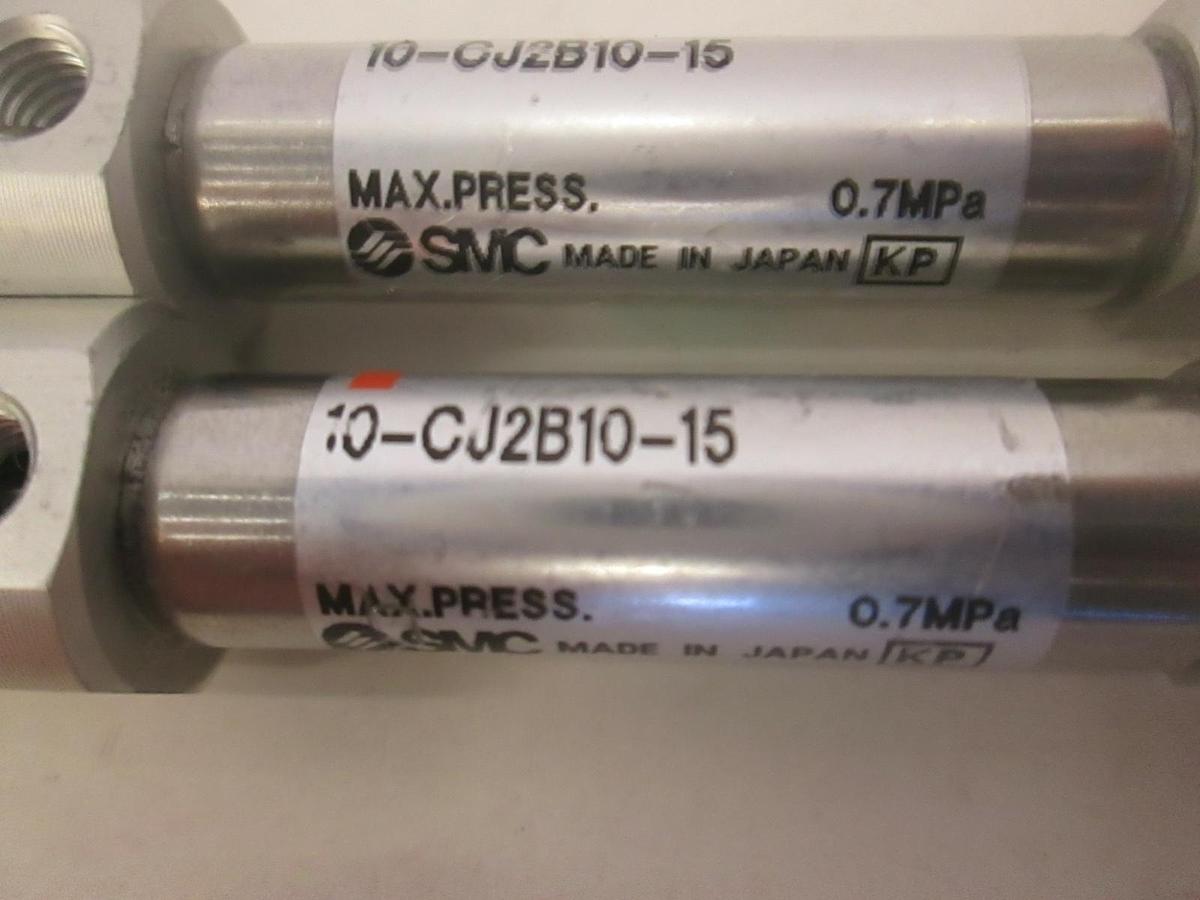 Used SMC, 10-CJ2B10-15, Single Act Cylinder, Used, Lot of 2
