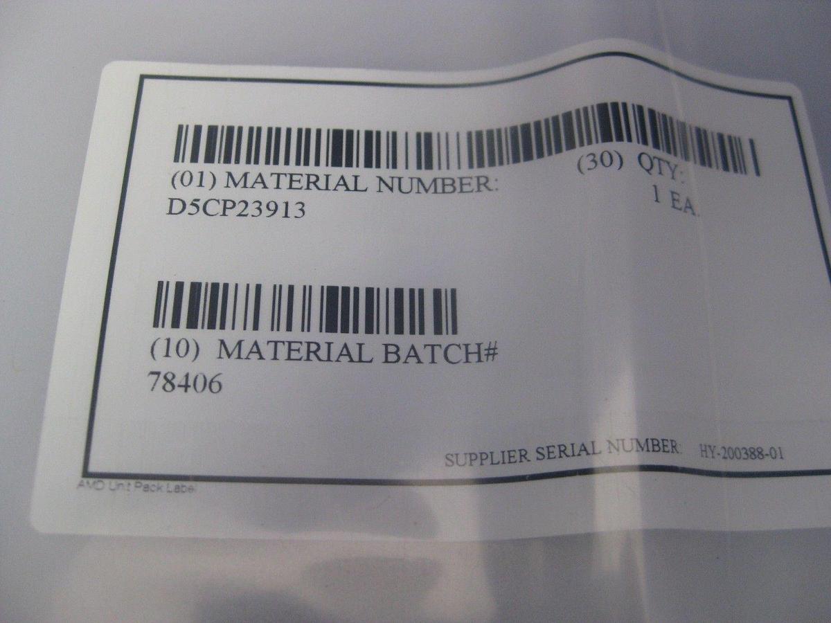 Used TEL Tokyo Electron DV51 Seal Cap Plate D5CP23913, New