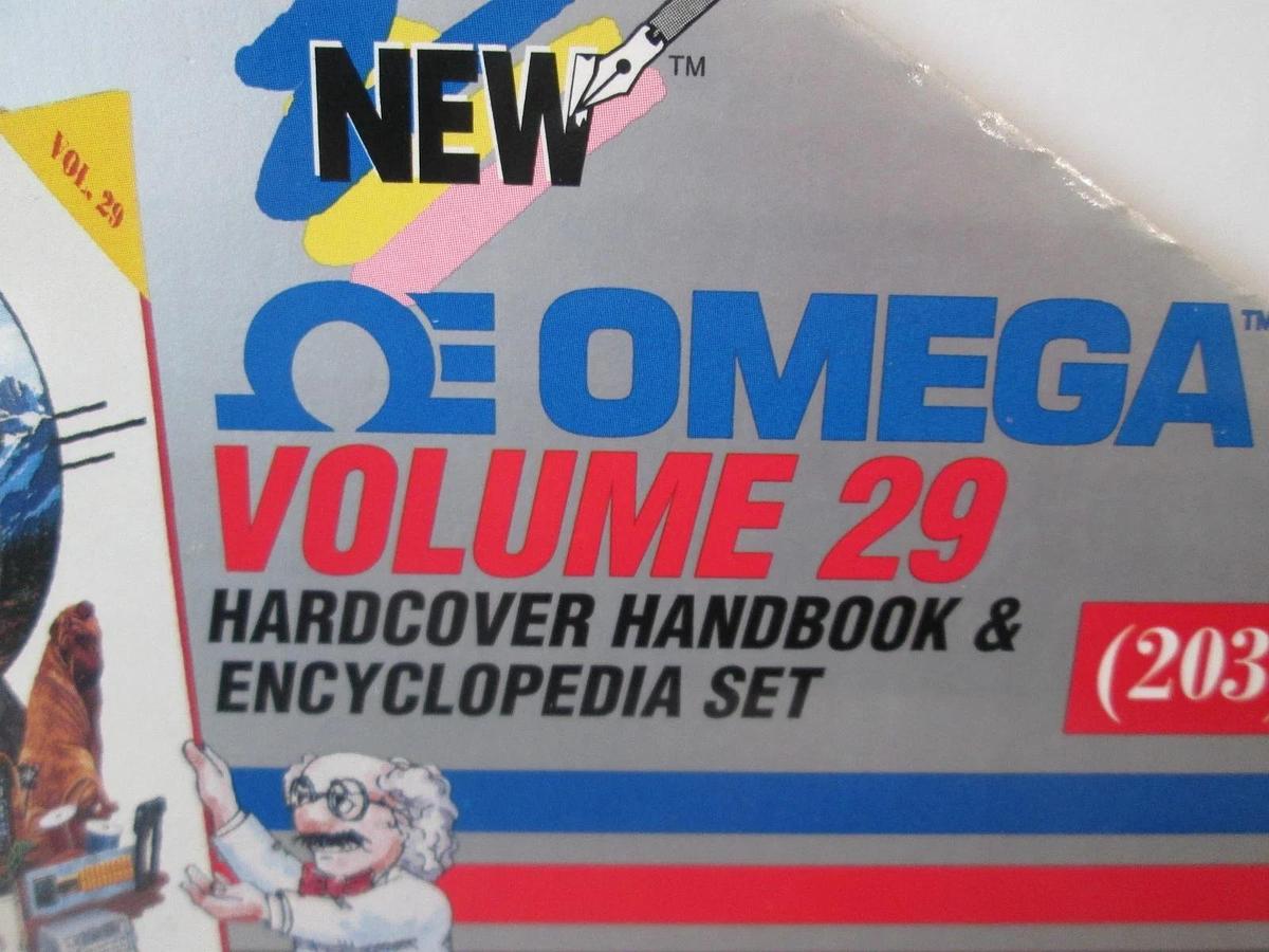 Used Omega, Volume 29, Hardcover Handbook and Encyclopedia Set, Used