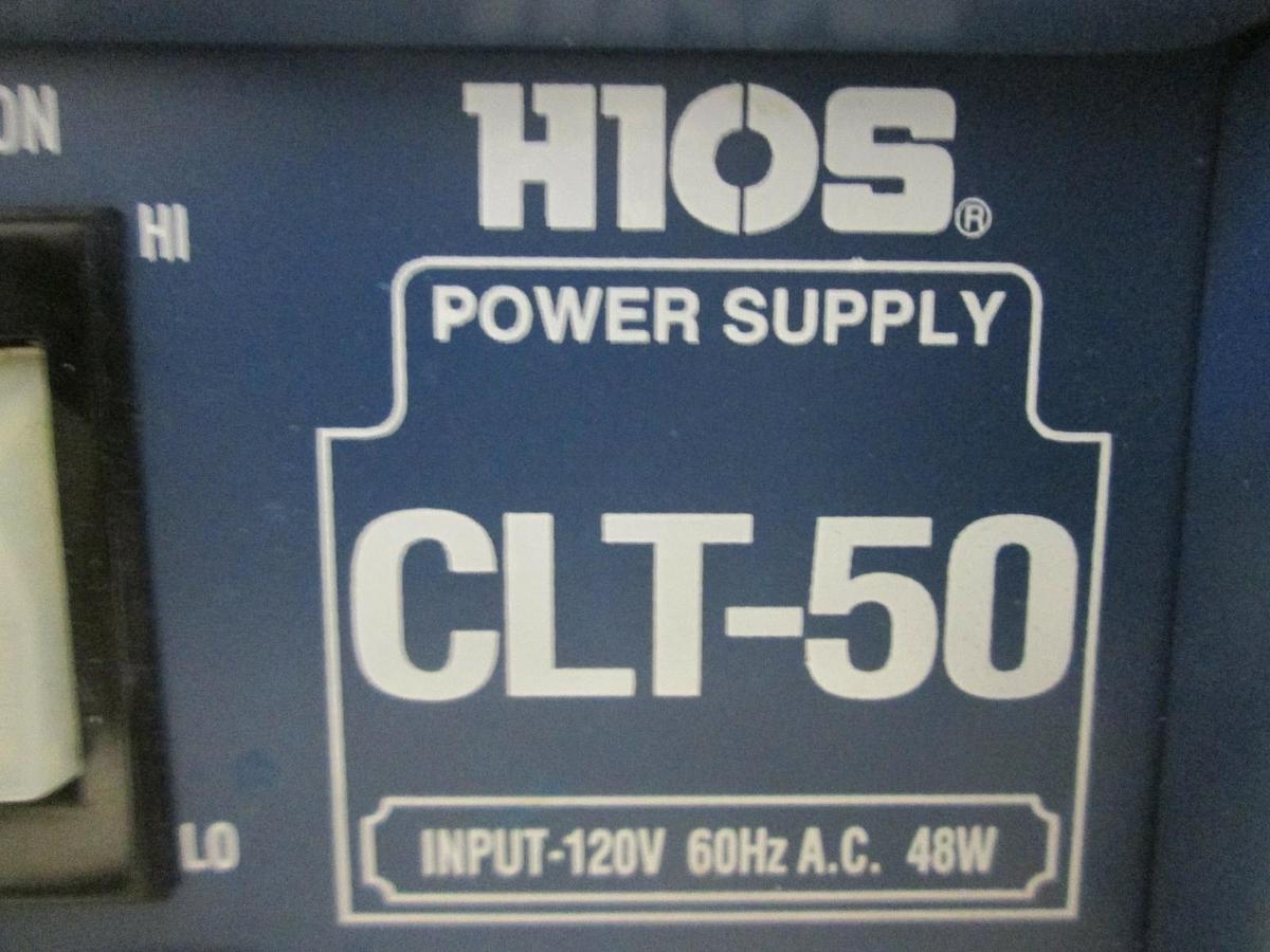 Used HIOS, CLT-50 Power Supply, Input- 120V, 60Hz A.C. 48W, Used