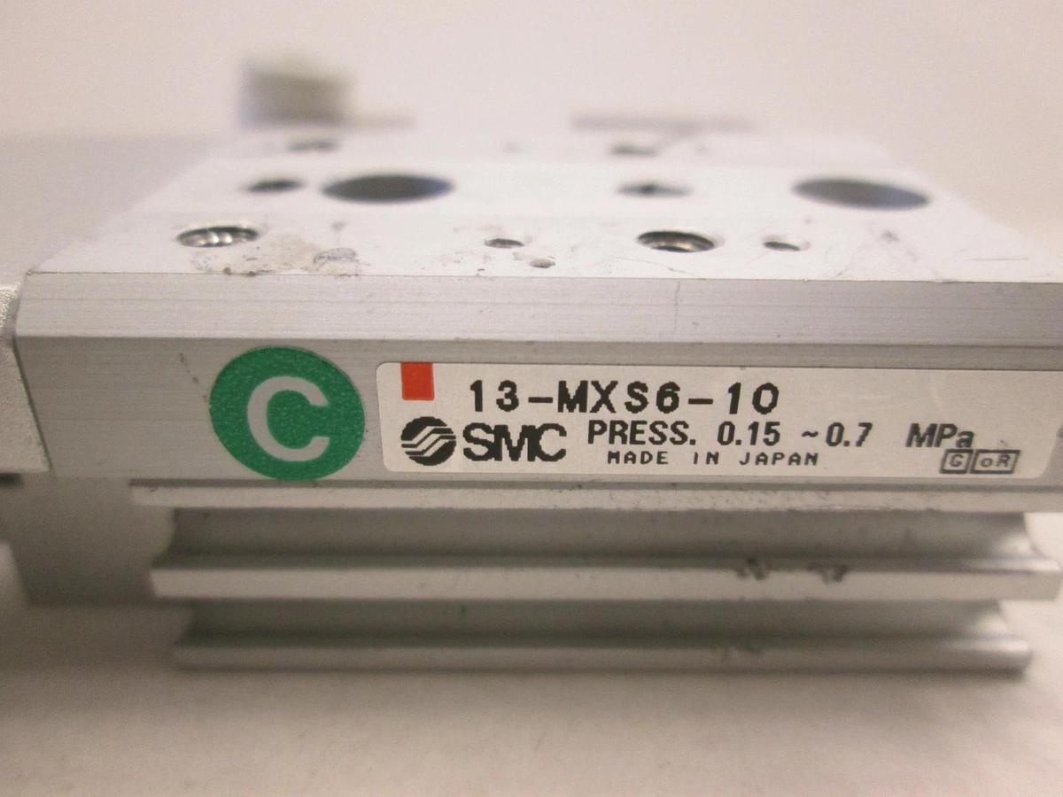 Used SMC, Slide Cylinder, 13-MXS6-10, .15-.7 MPa, Used