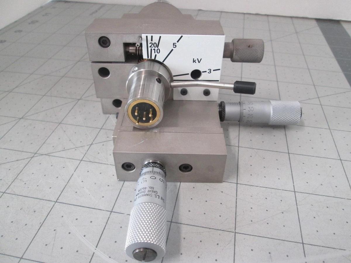 Used Micro Manipulator w/ Starrett No. 463 Micro Meter, Used