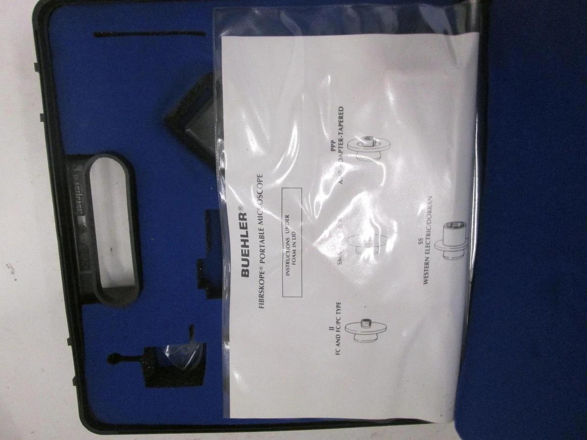 Used Buehler, Fibrskope Portable Microscope Assy, 0801-9505, Used