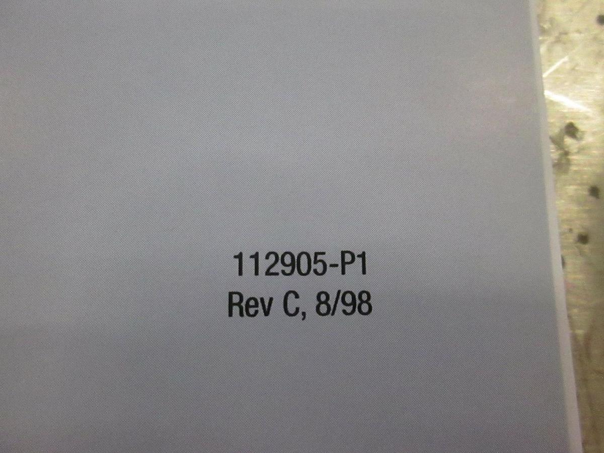 Used MKS Type 141A/142A Vacuum Pressure Switch Manual, 112905-P1, New