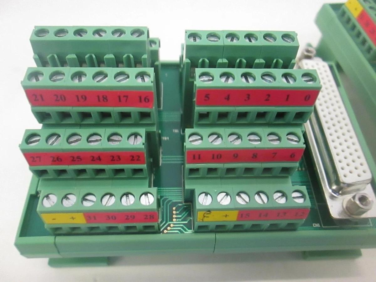 Used Phoenix Contact, Wiring Terminal Block, DAQ-DB3210, Used, Lot of 2