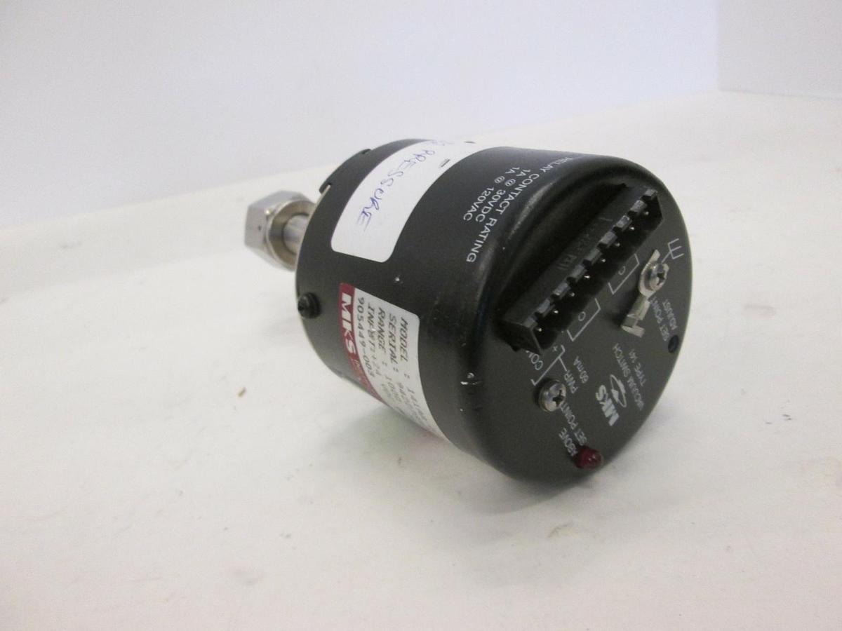 Used MKS, Baratron 1000 Torr Vacuum Switch, 141AA-01000BB, Used