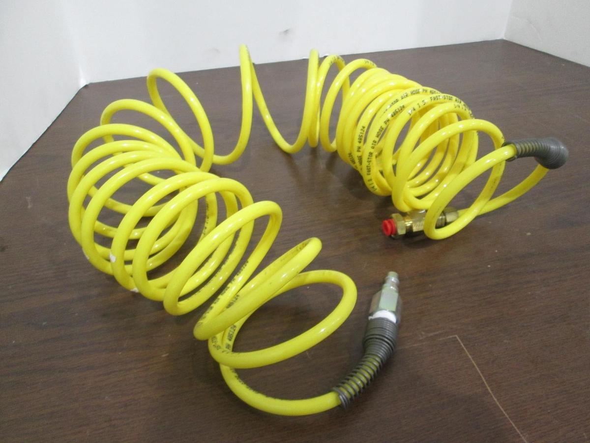 Used Fast-Stor, 1/4 I.D, Yellow Air Hose, 485124, Used