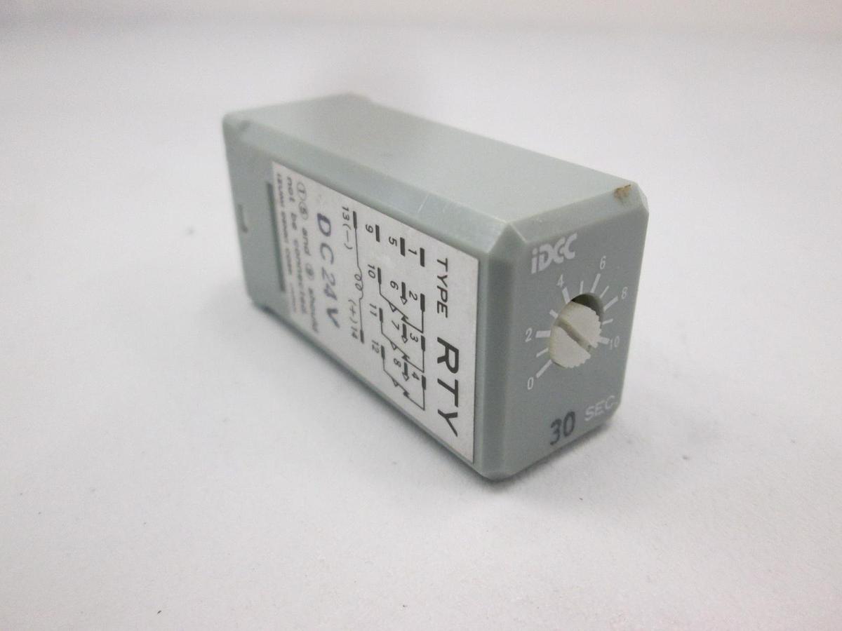 Used IDEC, RTY, DC 24V Relay, Used