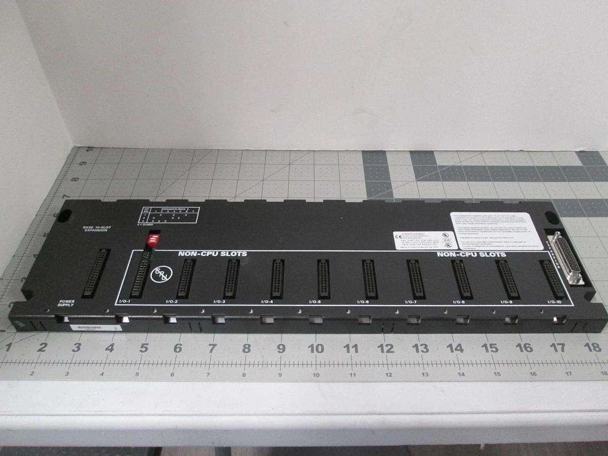GE Fanuc, IC693CHS392J, 10 Slot Expansion Module, New