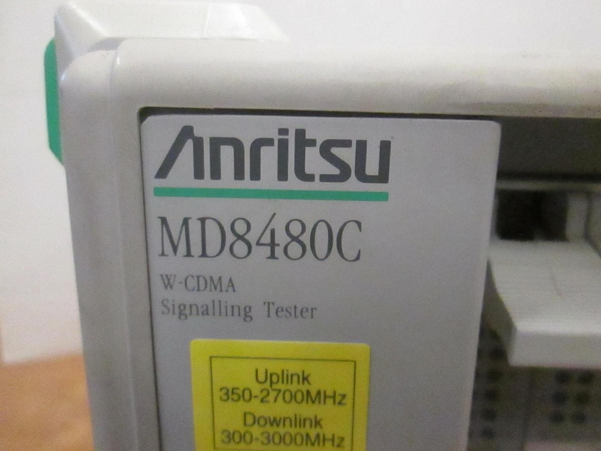 Used Anritsu MD8480C Signalling Tester W-CDMA Wireless Test Set with 7 Plug-in Cards