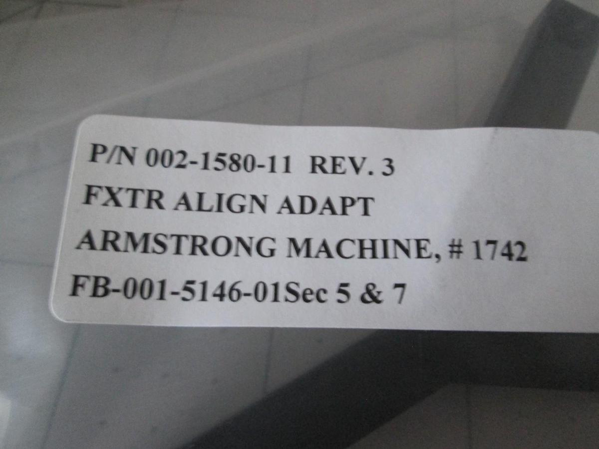 Brooks, 002-1580-11, Adapter Alignment Fixture, Armstrong Machine, New