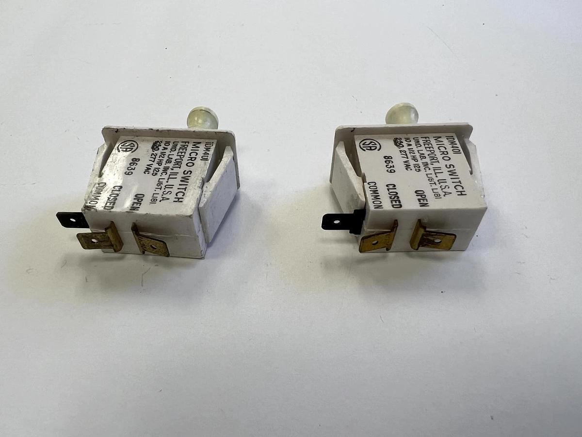 Used 1DM401 Micro Switch L181 10A 1/2HP 125, 250. 277 VAC 8639, Used