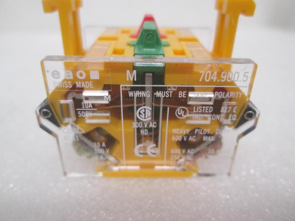 EAO, 704.900.5, Switch Contact Block, New, Lot of 8