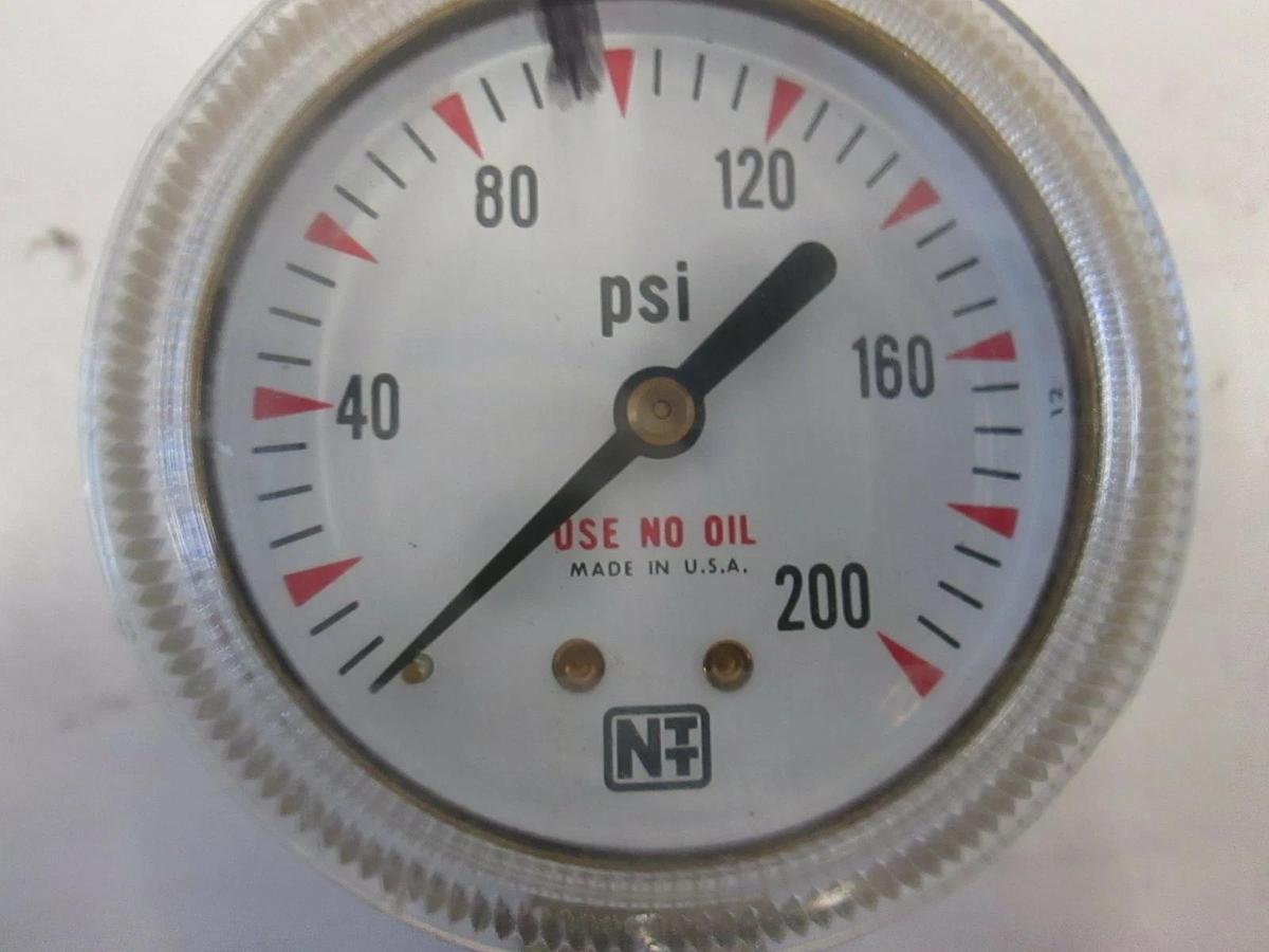 Used American Technical Gases HA31389 Regulator w/ 0-200 PSI Gauge, Used