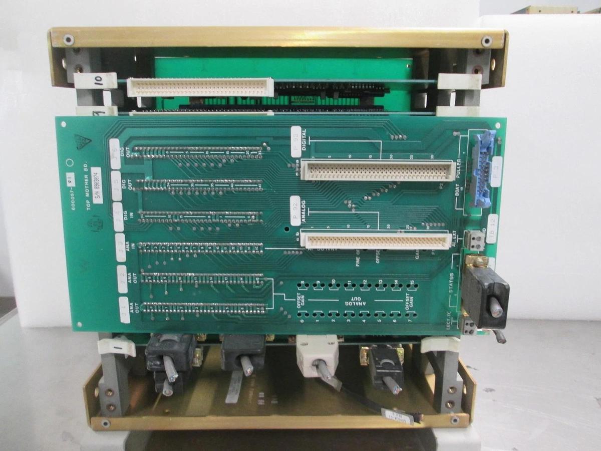 Used Semy Mypro Card Cage, 10 Slot, 11 PCB's, 600057-01 Mother Board, Used