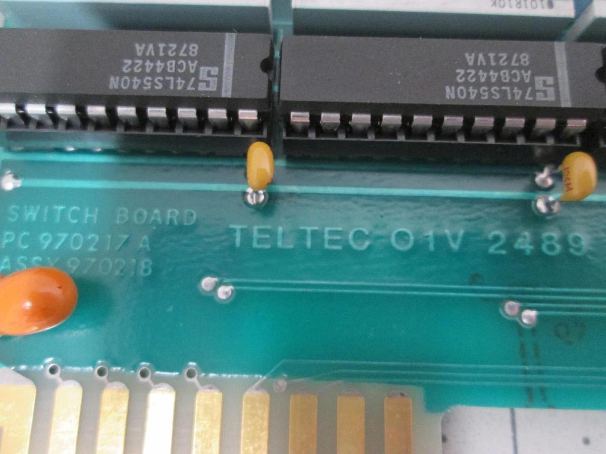 Watkins Johnson, Teltec, 970217, Switch Board PCB Assy, New