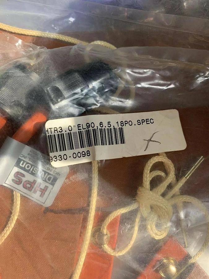 Used MKS HPS 9330-0098 Heater Jacket for 3" 90° Elbow Vacuum Pipe, NEW