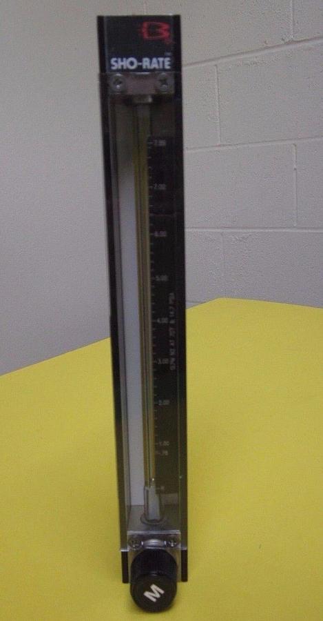 Brooks Instrument 1355EE2BCNF1A Sho-Rate Glass Tube Variable Area Flow Meter