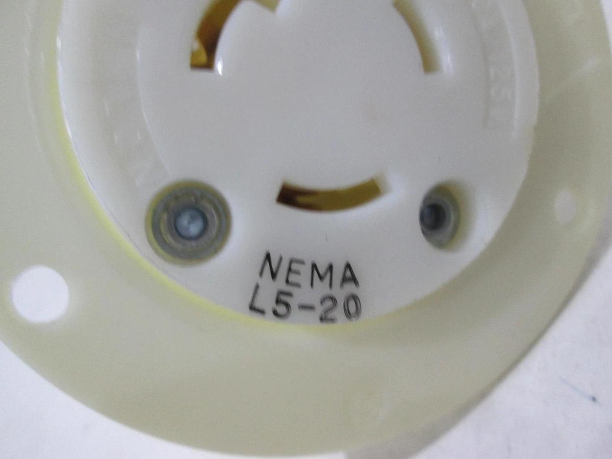 Used Nema, L5-20, A.C. Receptacle, 20A, 125V, Used