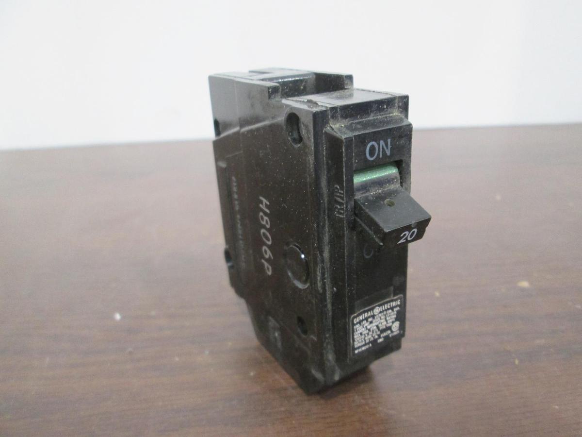 Used General Electric, LP-5978, 20A, Single Pole Circuit Breaker, Used