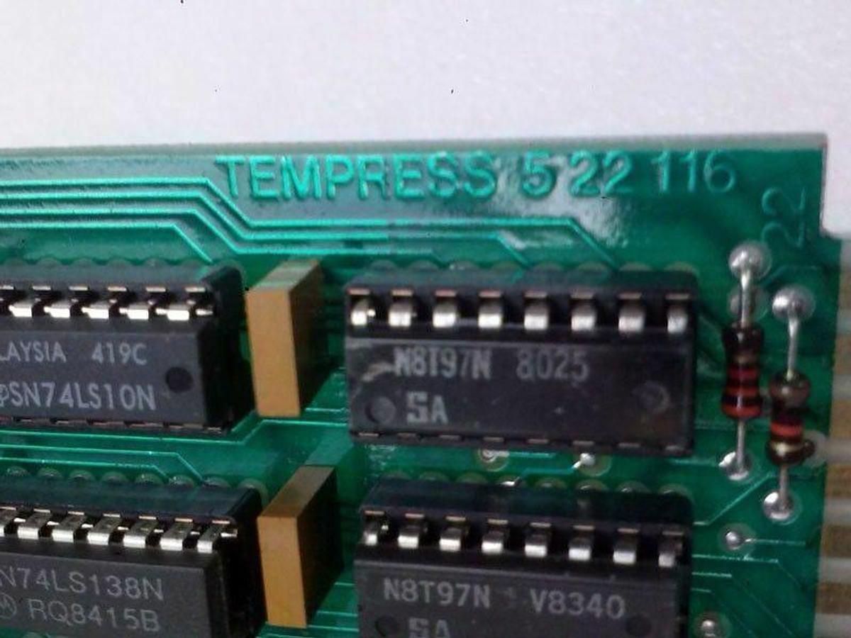 Used Tempress 522116 PCB Assembly, Used