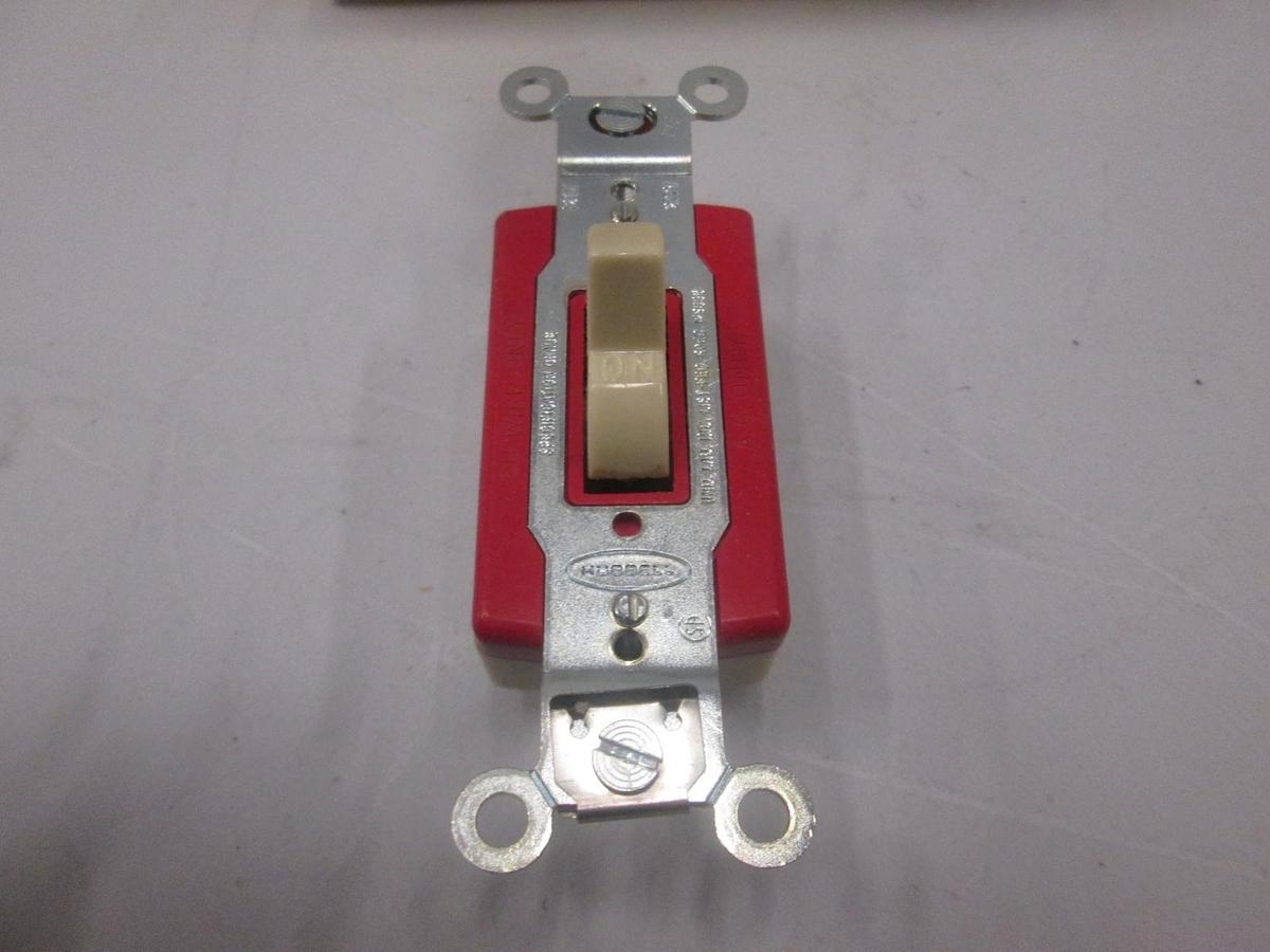 Hubbell, 1221-I, A.C. Toggle Switch, Single Pole, 20A, New