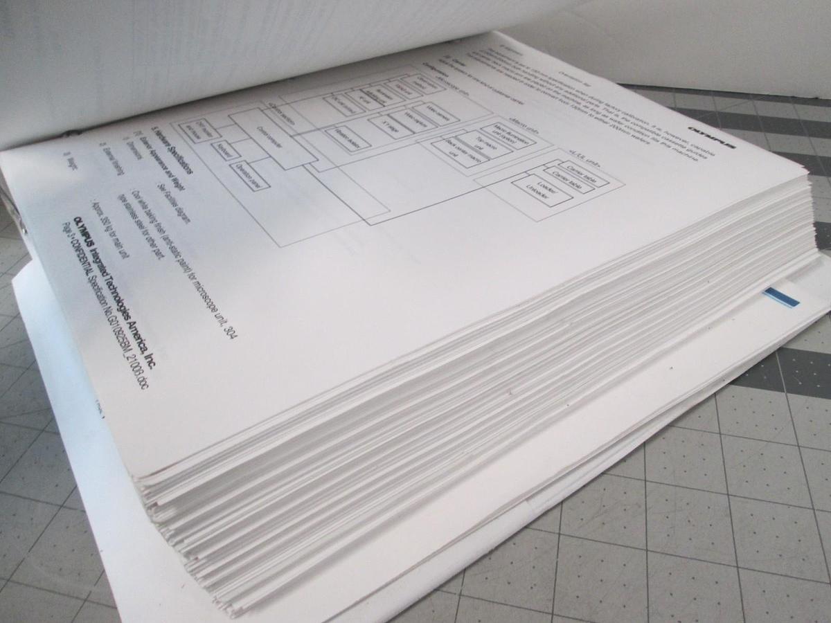 Used Olympus, AL2100-OC, Operation and Maintenance Instruction Manual, Used
