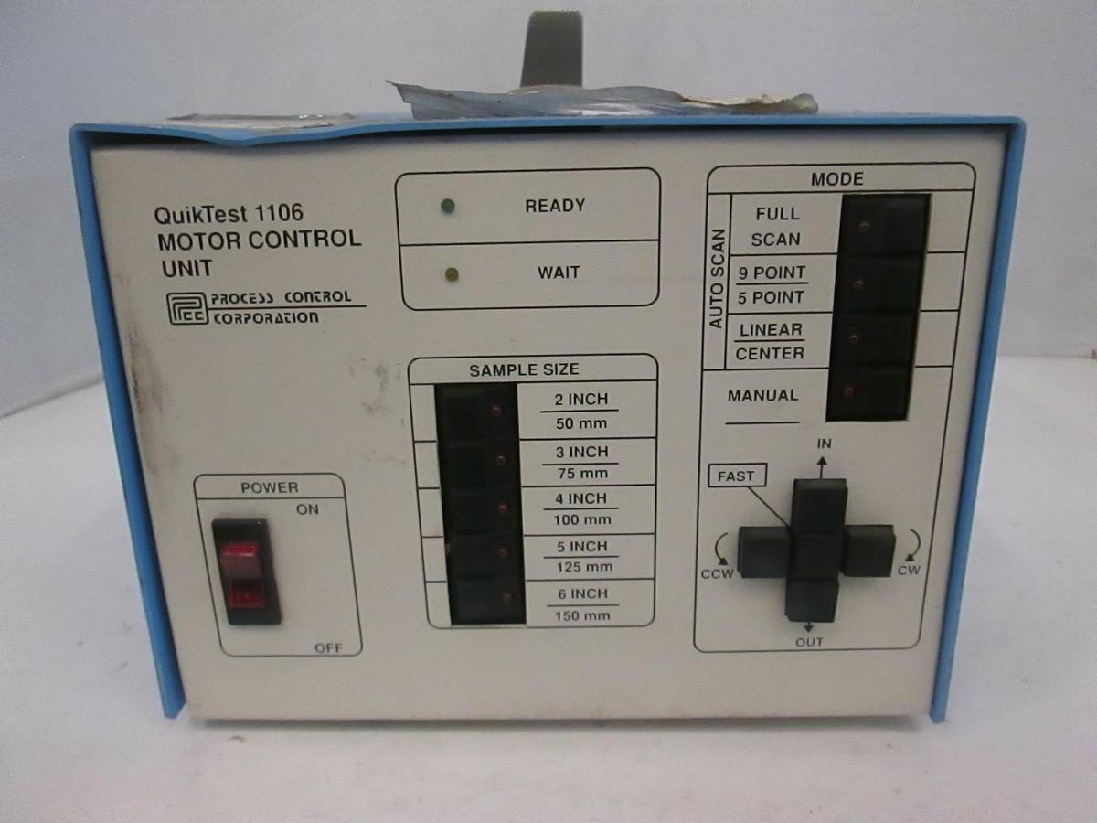 Used Process Control Corp., QuikTest 1106 Motor Control Unit, 1106, Used