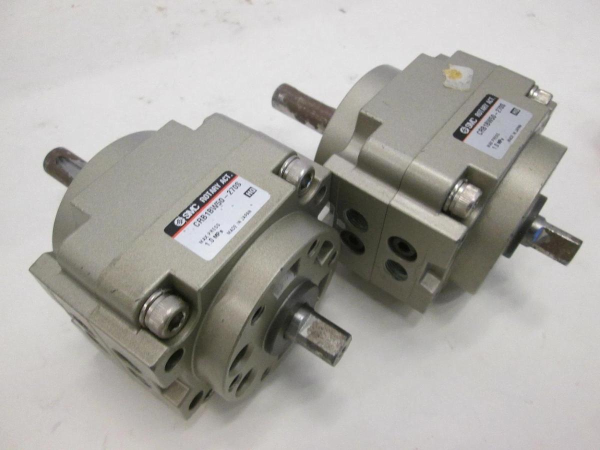 Used SMC, CRB1BW50-270S, Rotary Actuator, Used, Lot of 2