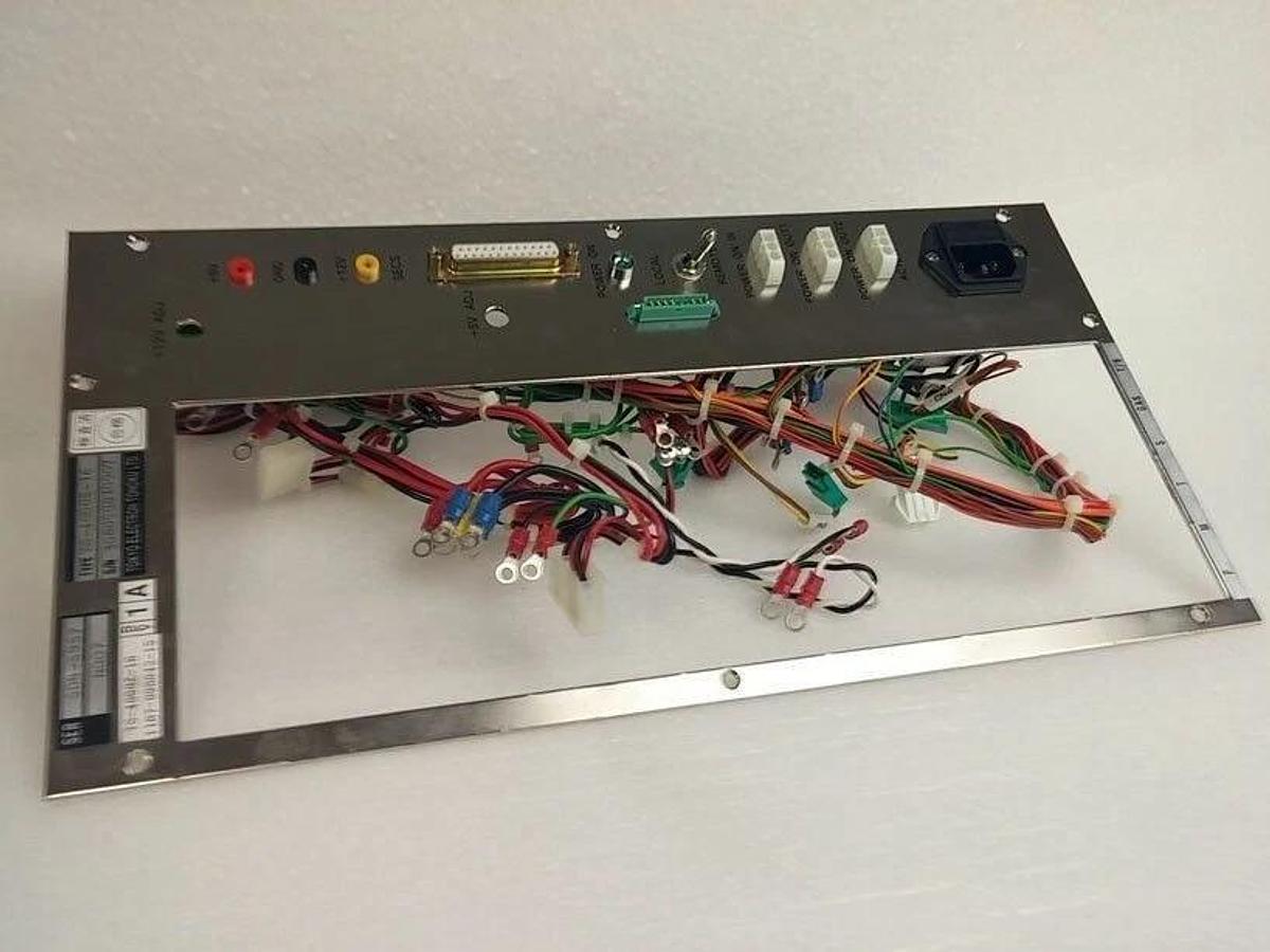 Used TEL Tokyo Electron Controls and Interconnect Panel with Harness for TS4000Z Unit