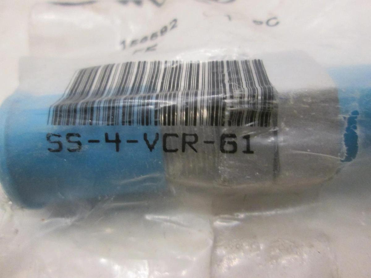 Swagelok, SS-4-VCR-61, SS Bulkhead Union, New