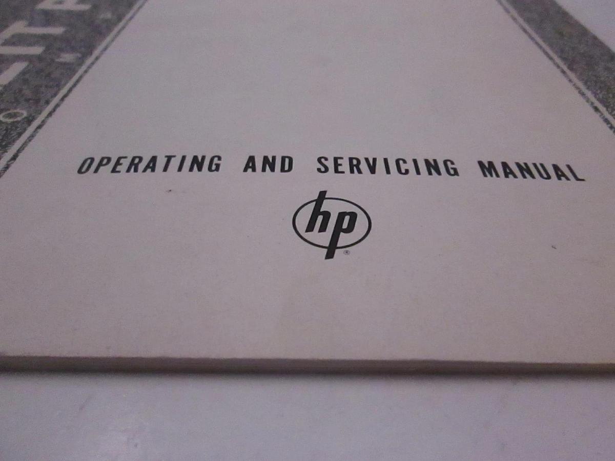 Used HP Model 711A Power Supply Operating and Service Manual, Used