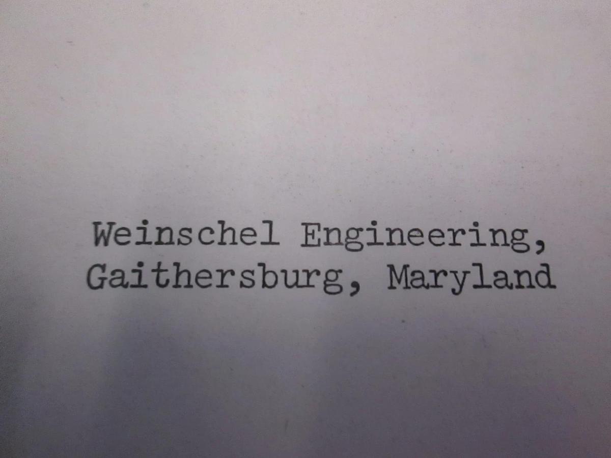 Used Weinschel Model 1710 Proportional Mount Temp Controller Instruction Manual, Used