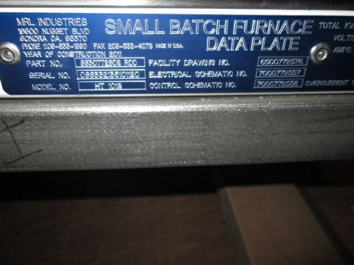 Used Sandvik MRL Anneal furnace, mini batch, MRL control system and loader