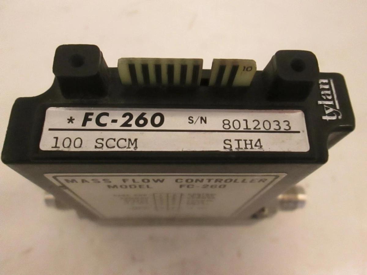 Used Tylan FC-260, Mass Flow Controller MFC, SIH4, 100 SCCM, Used