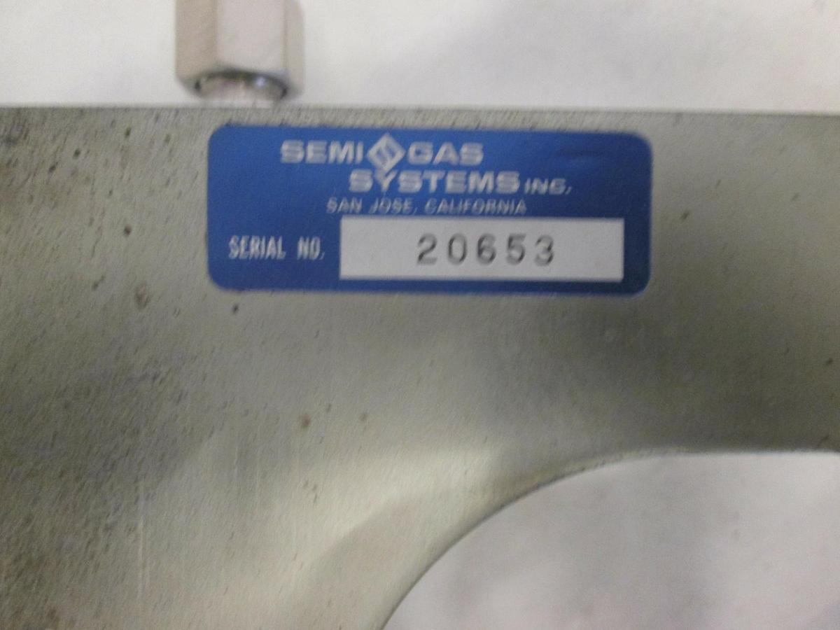 Used Semi-Gas High Purity Gas Panel, w/ Unknown Pigtail and Unknown Gas, Used