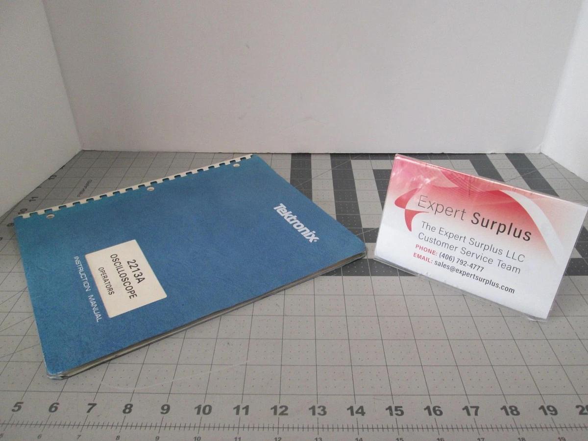 Used Tektronix, 2213A, Oscilloscope Operators, Instruction Manual, Used