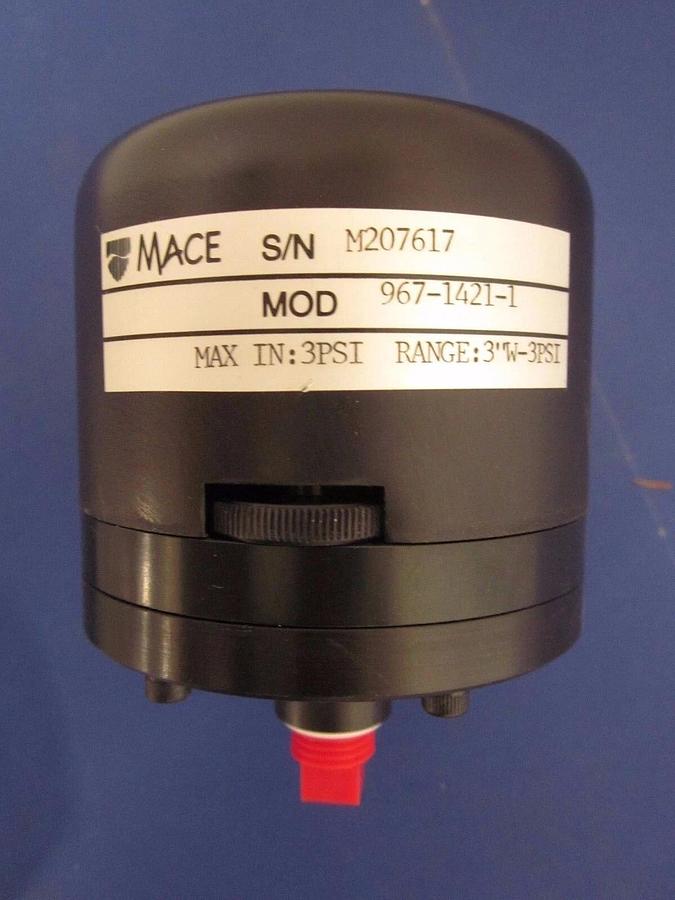 Mace 967-1421-1, Range: 3"W - 3PSI, NEW