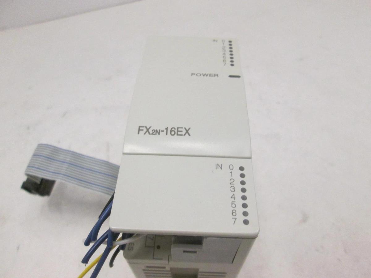 Used Mitsubishi, FX2N-16EX-ES/UL, Programmable Controller, 24VDC 5mA, Used