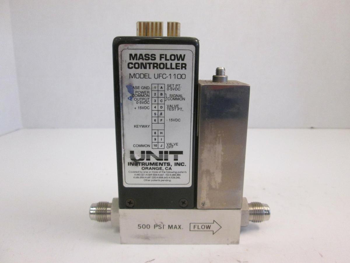 Used Unit UFC-1100 Mass Flow Controller, SIH4, 100 SCCM, Used