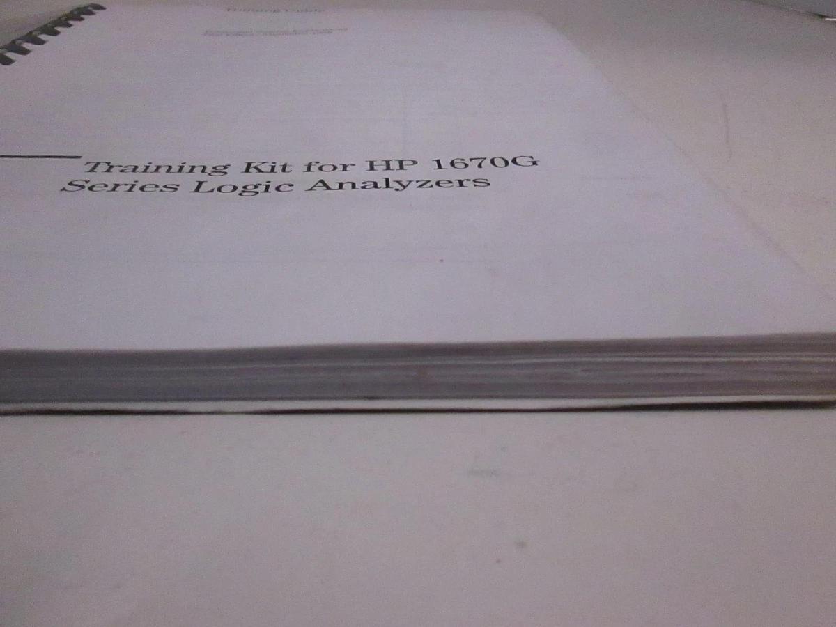Used HP Training Kit for HP 1670G Series Logic Analyzers, Used