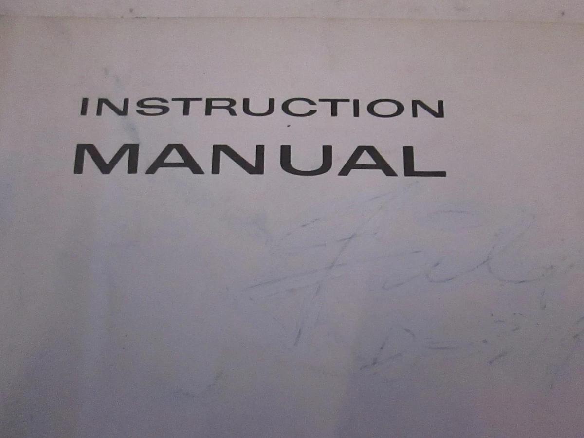 Used Tektronix Type 285 Power Supply Instruction Manual, Used