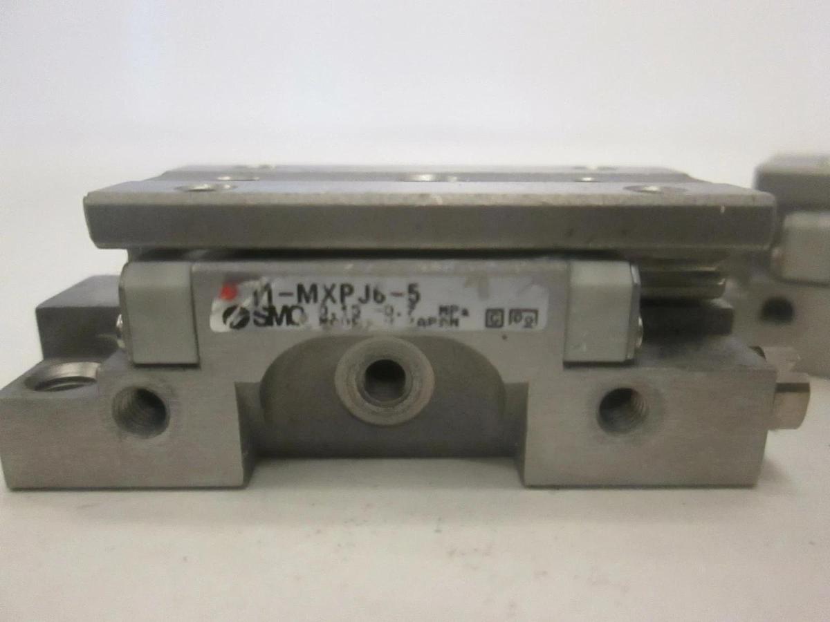 Used SMC, Pneumatic Slide Table, 11-MXPJ6-5, Used, Lot of 3