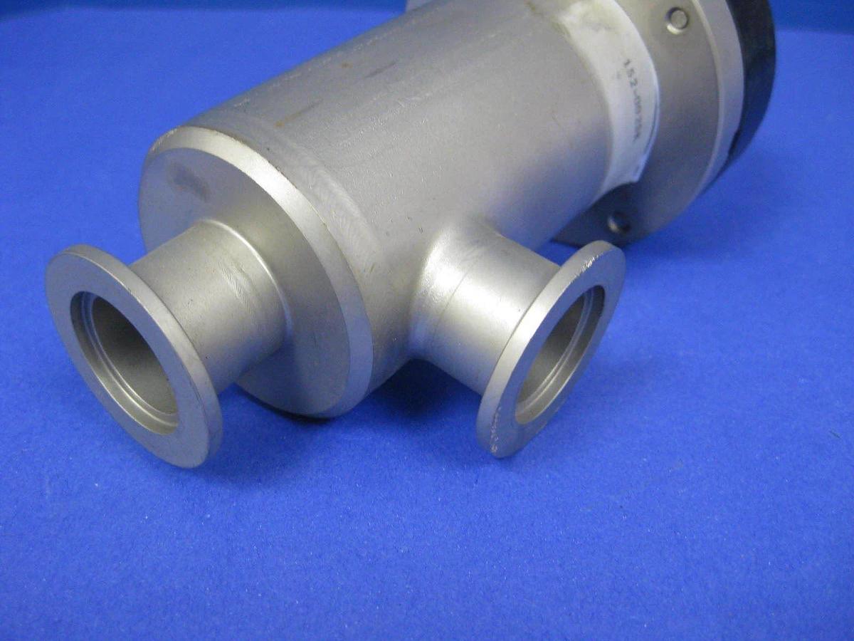 Used MKS HPS Single-Stage 1" Pneumatic Vacuum Valve, Right Angle, NW25, Used