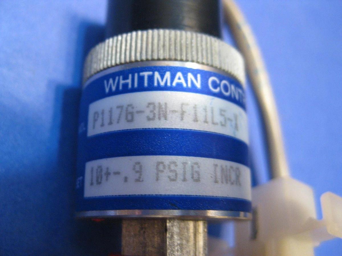 Used Whitman P1176-3N-F11L5-X SS High/Low Pressure Switch, 30 PSIG, 115V, New