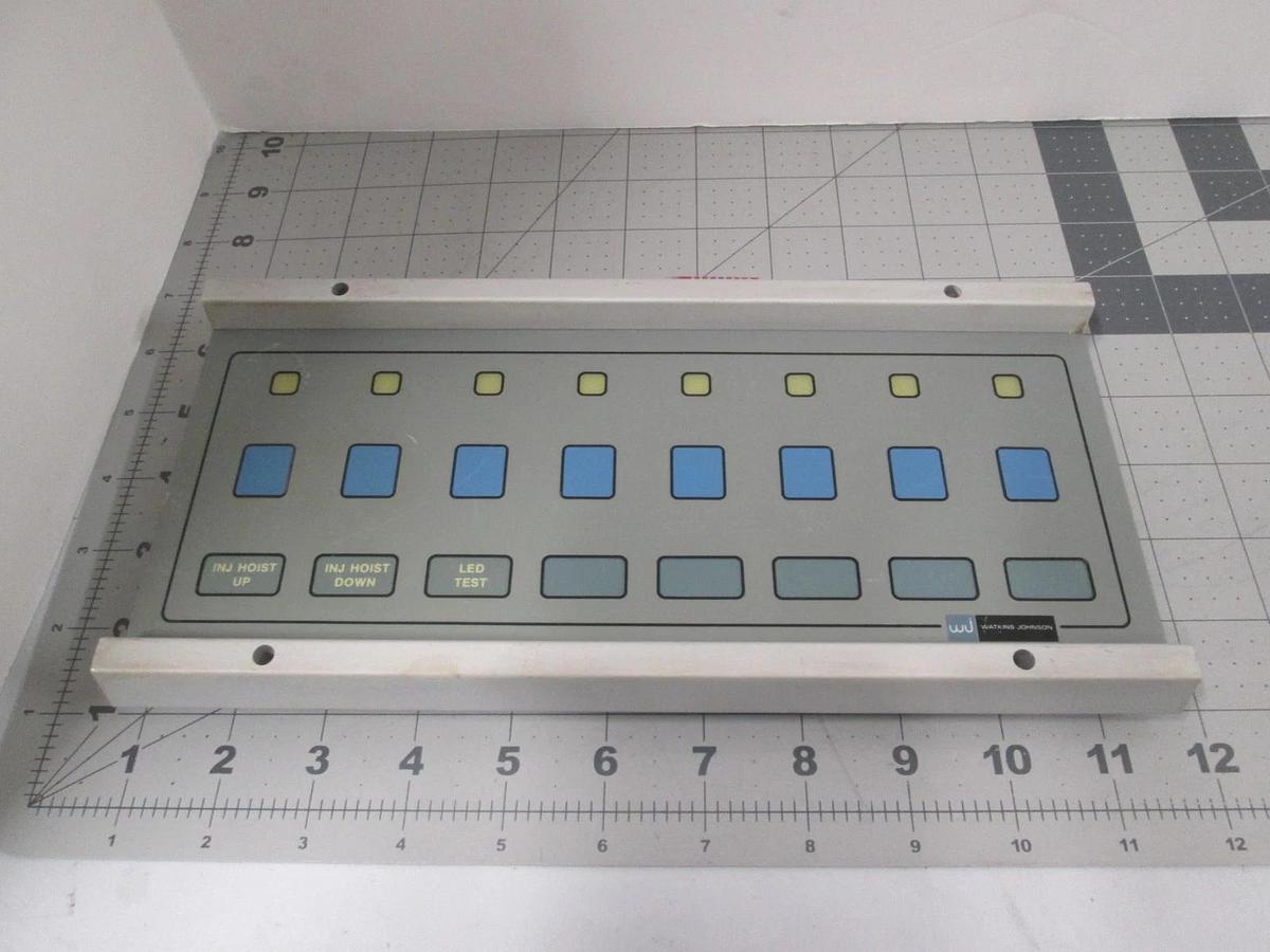 Used Watkins Johnson, 975783-001, Switch Panel w/ PCB Assy for WJ999 Injector Hoist