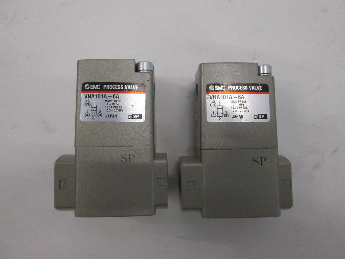Used SMC, VNA101A-6A, Process Valve, Used, Lot of 2