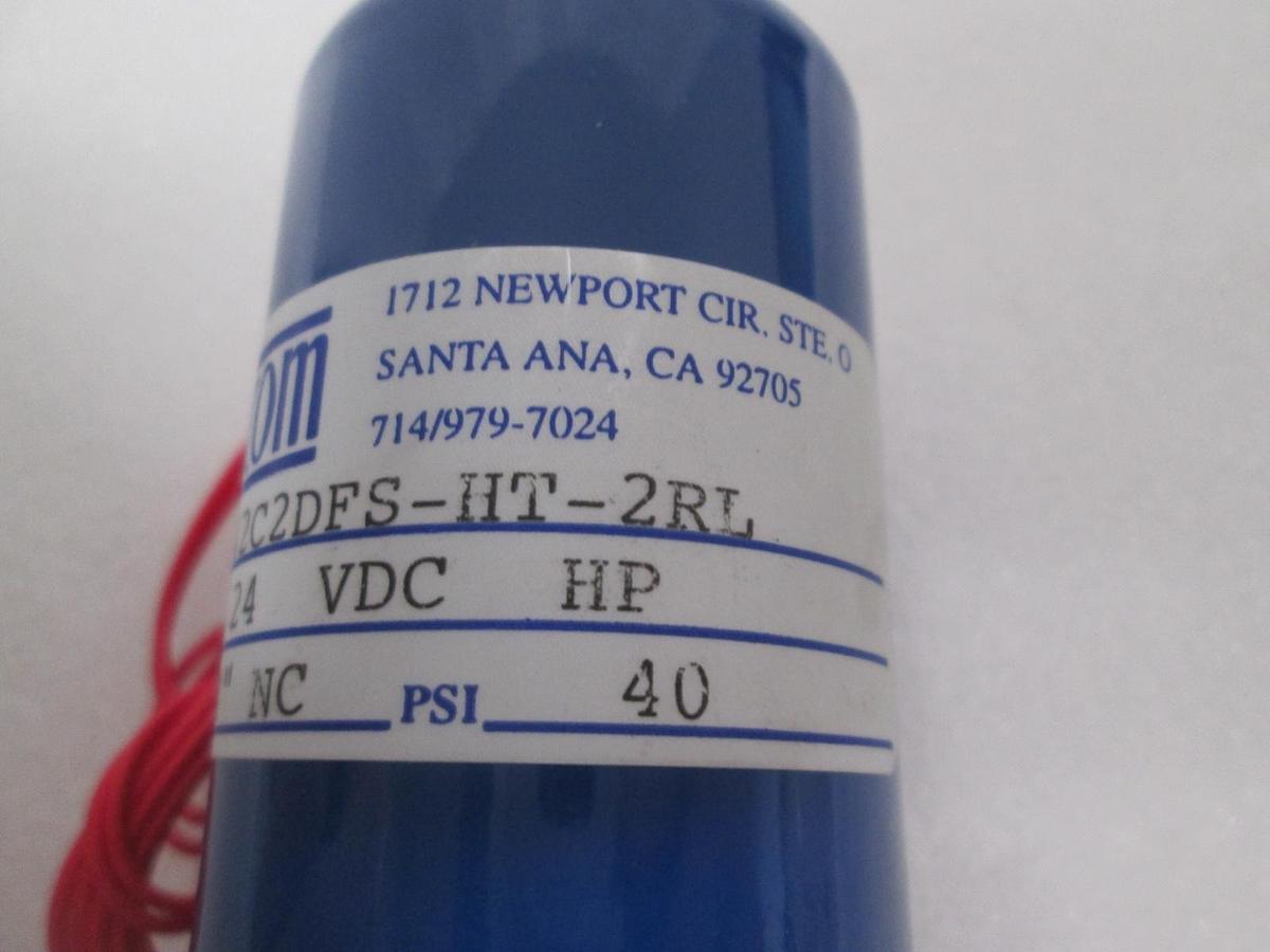 Teqom, M442C2DFS-HT-2RL, 2 Way Valve,40PSI, 1/4" NC, 24 VDC, , New