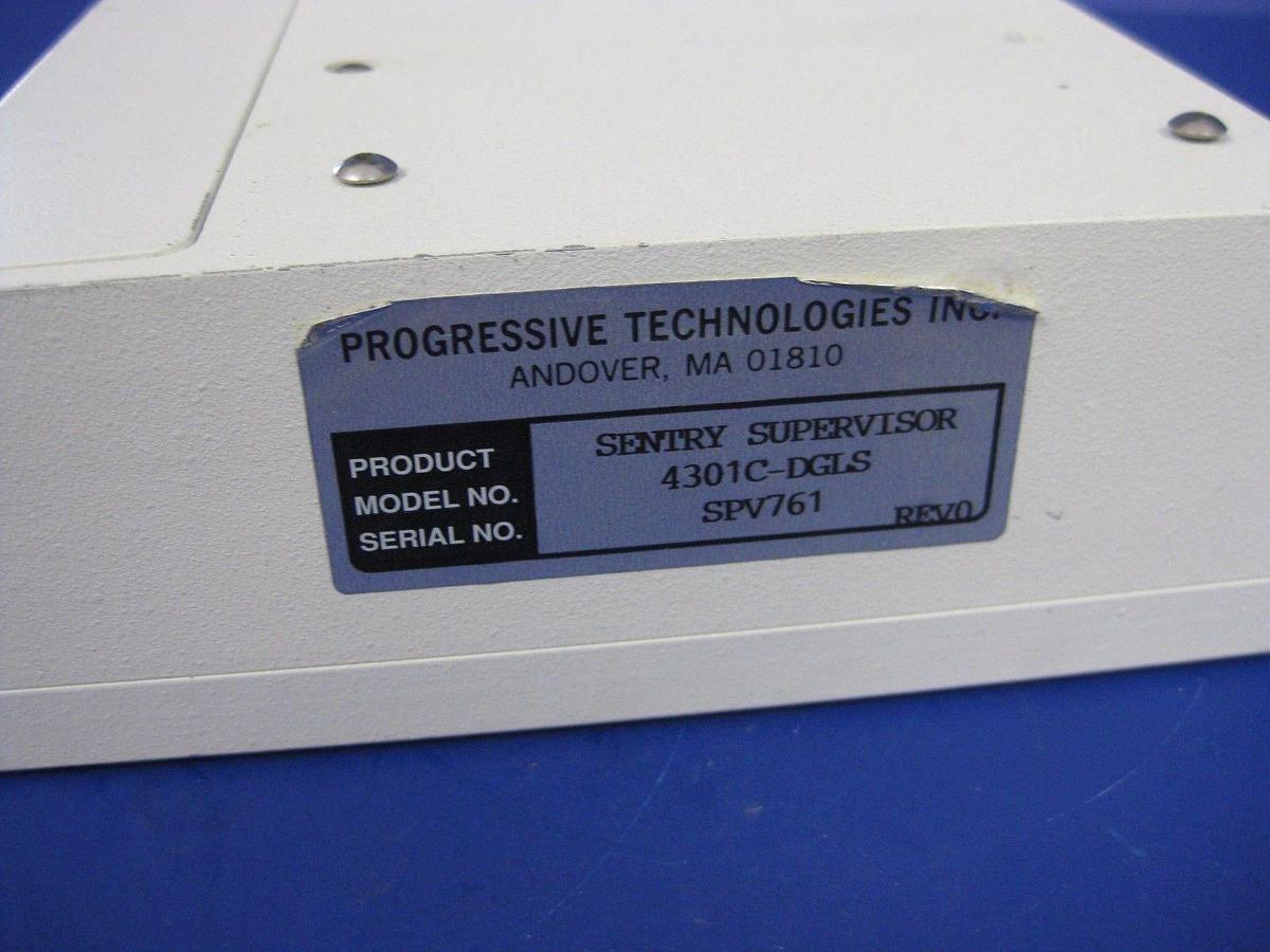 Used Progressive Technologies 4301C-DGLS Sentry Supervisor, Used
