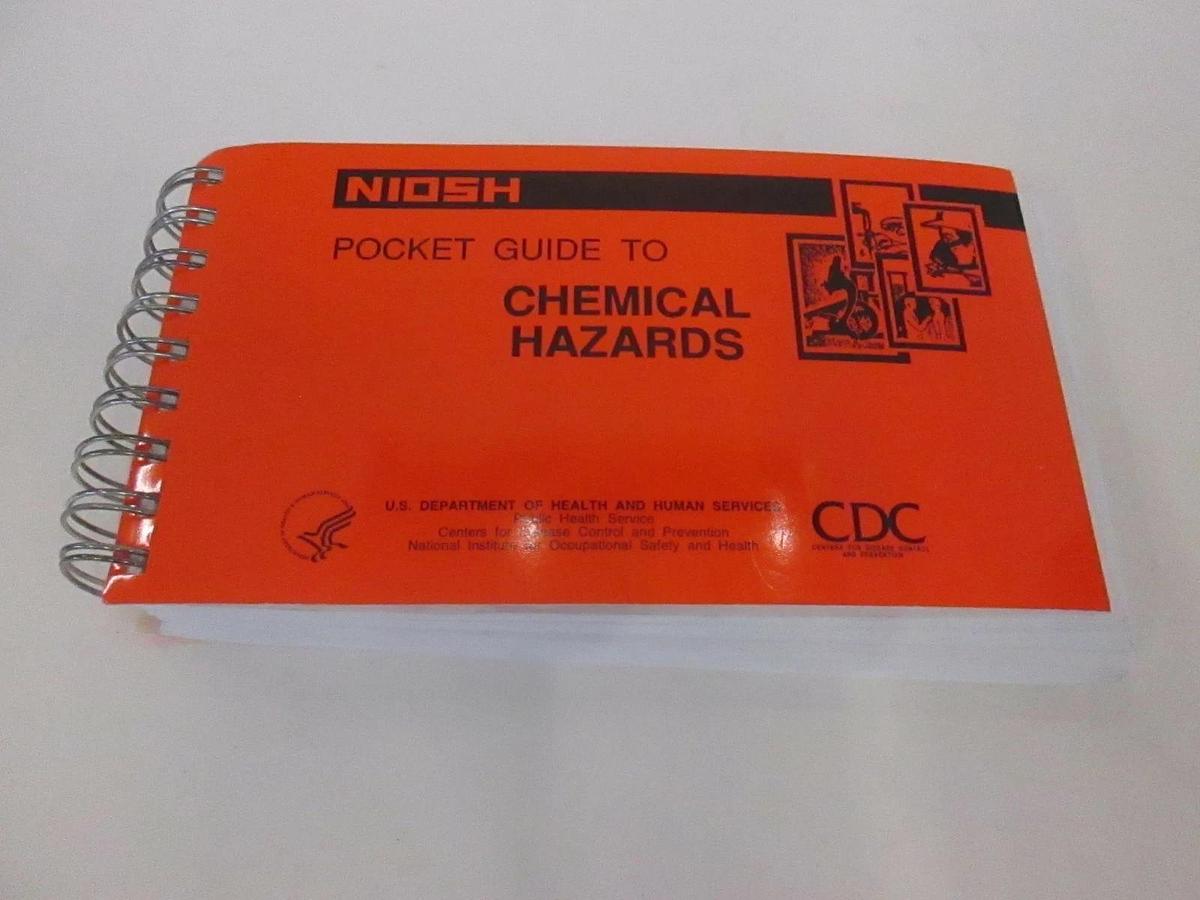 Used NIOSH, Pocket Guide To Chemical Hazards, 1994, Used